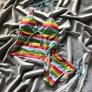 FLASHSALE ❤️‍🔥 HOT Vintage 90’s/y2k Stripe Bikini Set